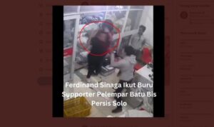 Ferdinand Sinaga Ikut Buru Supporter Pelempar Batu Bis Persis Solo