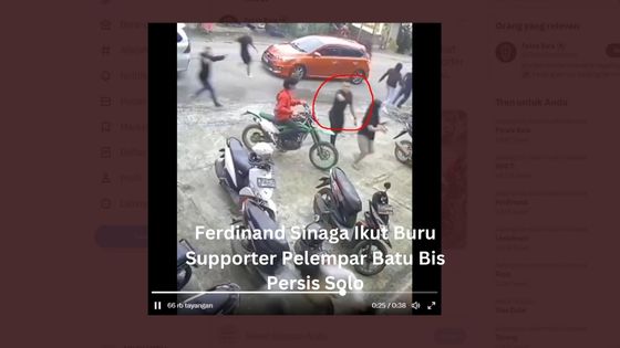 Ferdinand Sinaga Ikut Buru Supporter Pelempar Batu Bis Persis Solo